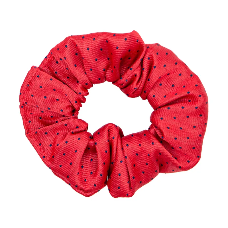 Supreme Products Show Scrunchie - Red/Navy Spot 