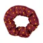 Supreme Products Show Scrunchie - Burgundy/Gold Diamonds 