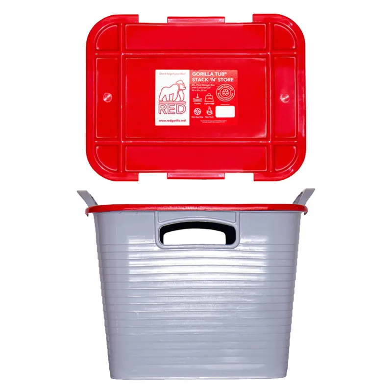Red Gorilla 'Stack 'N' Store' Flexi Storage Box - 25L-1
