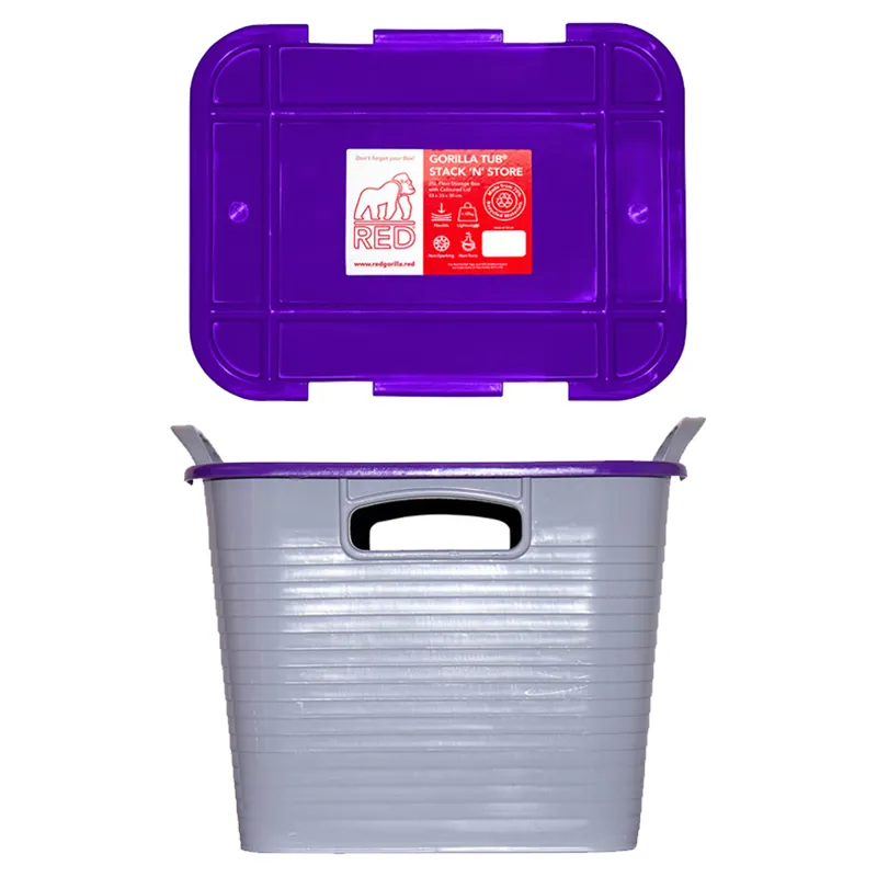 Red Gorilla 'Stack 'N' Store' Flexi Storage Box - 25L-4