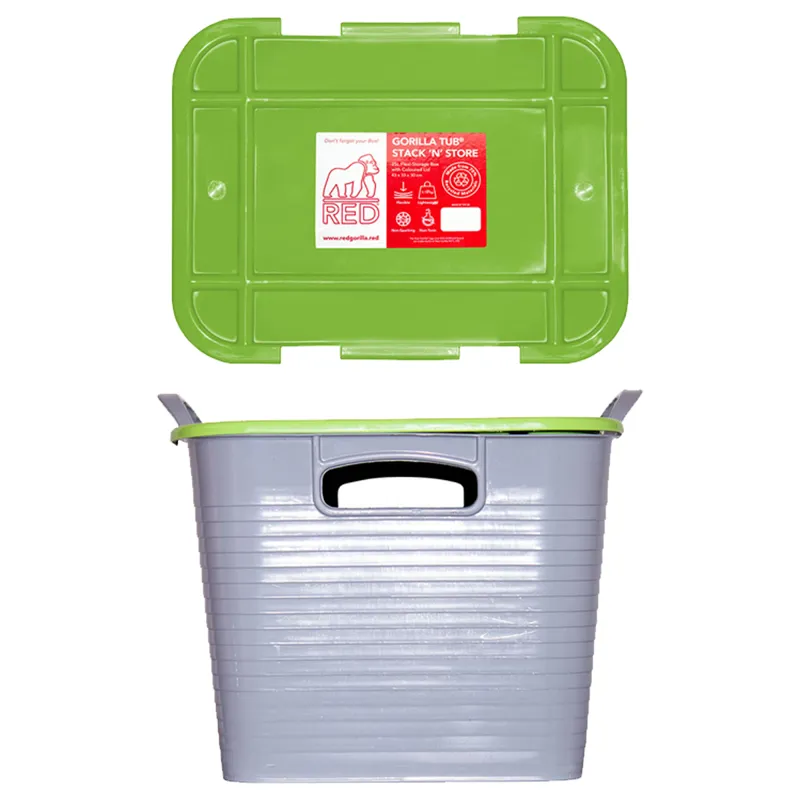 Red Gorilla 'Stack 'N' Store' Flexi Storage Box - 25L-6