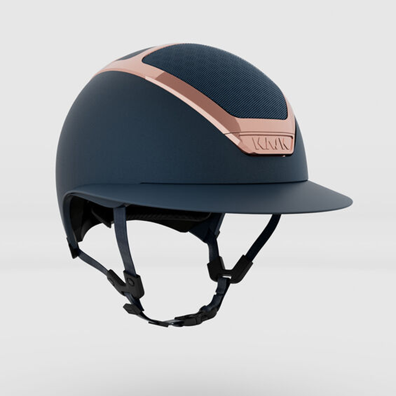 Kask Star Lady Chrome Riding Hat - Navy/Everyrose-1