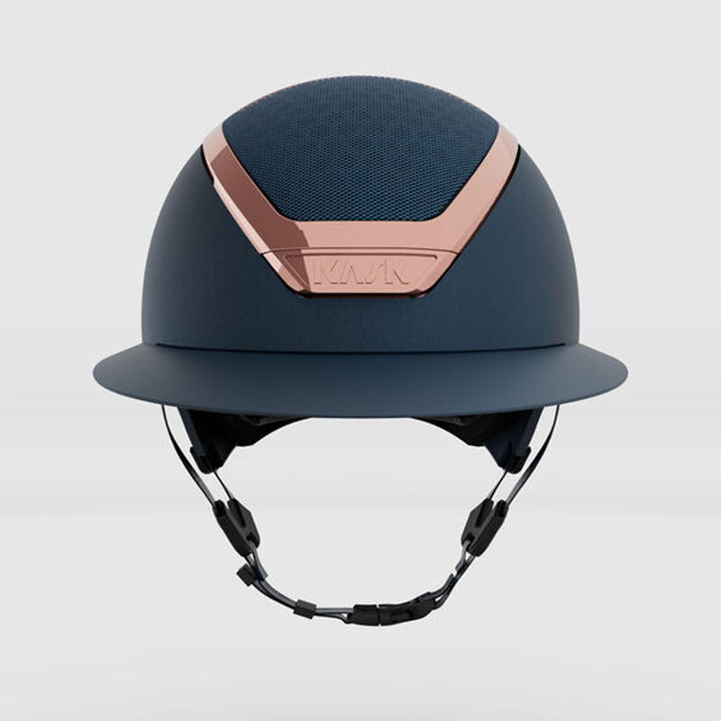Kask Star Lady Chrome Riding Hat - Navy/Everyrose-3