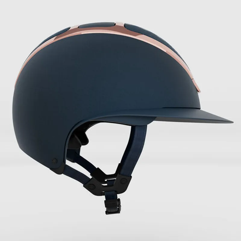 Kask Star Lady Chrome Riding Hat - Navy/Everyrose-4