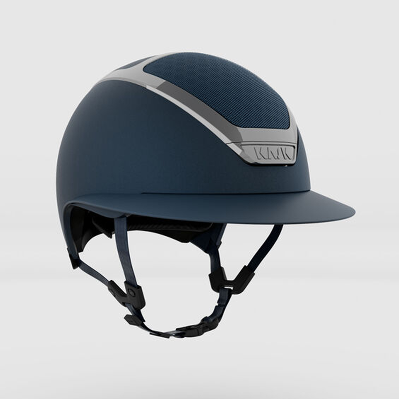 Kask Star Lady Chrome Riding Hat - Navy/Silver-1