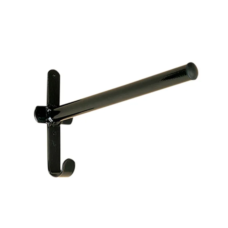 Stubbs Fixed Pole Saddle Rack In Black