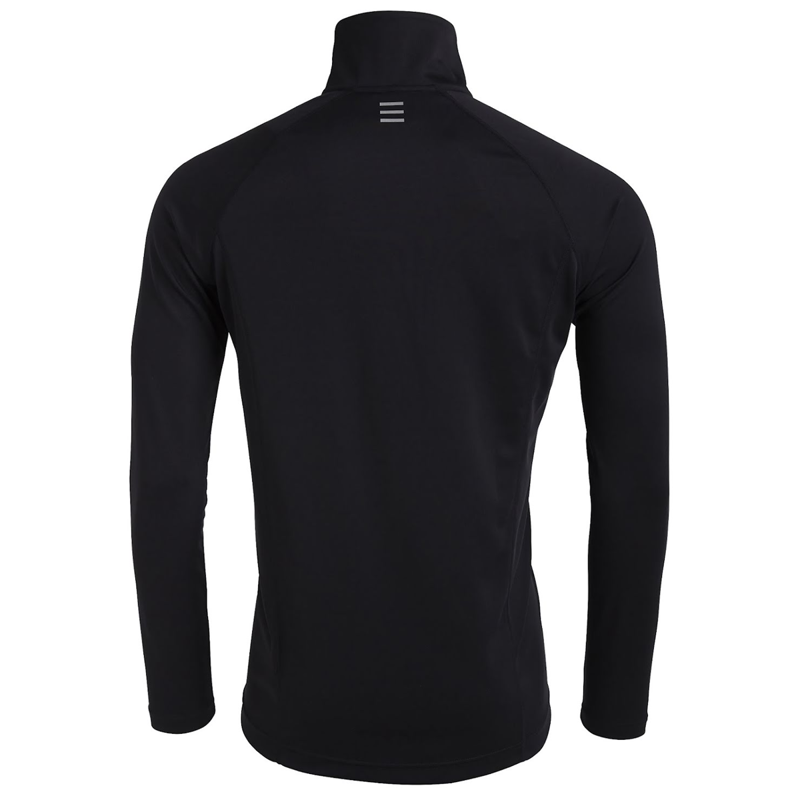Stierna Apollo 1/2 Zip Long Sleeve Base Layer - Black-1