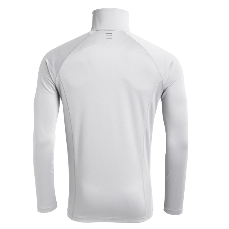 Stierna Apollo 1/2 Zip Long Sleeve Base Layer - Snow White-1