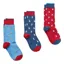 Joules Men's Striking 3 Pack Socks - Multi Print