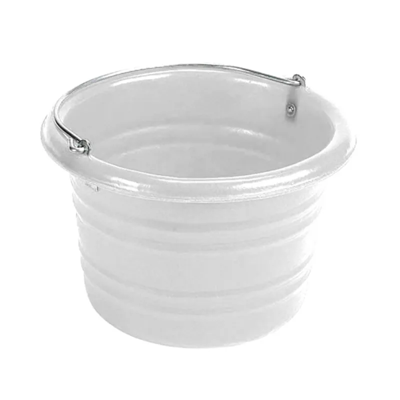 Stubbs Jumbo Feed/Water Bucket in White