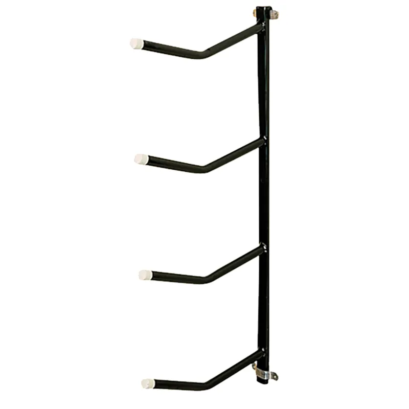 Stubbs Saddle Rack Quadruple Arm Clip-On - Black