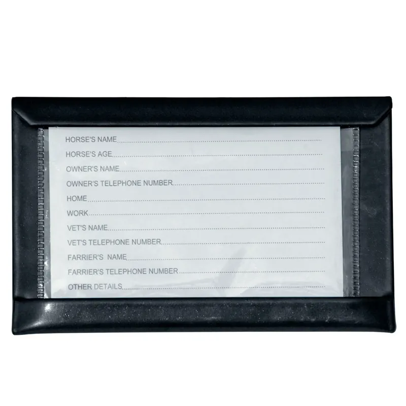 StableKit Stud-Card Holder -  Black