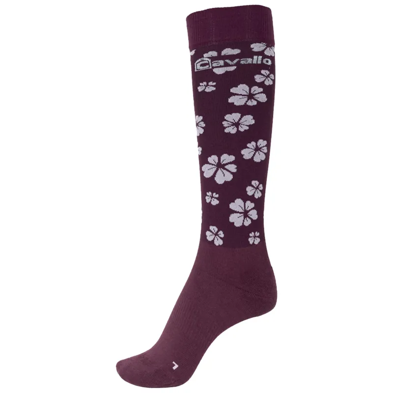 Cavallo Succes 2A Functional Socks - Dark Raspberry