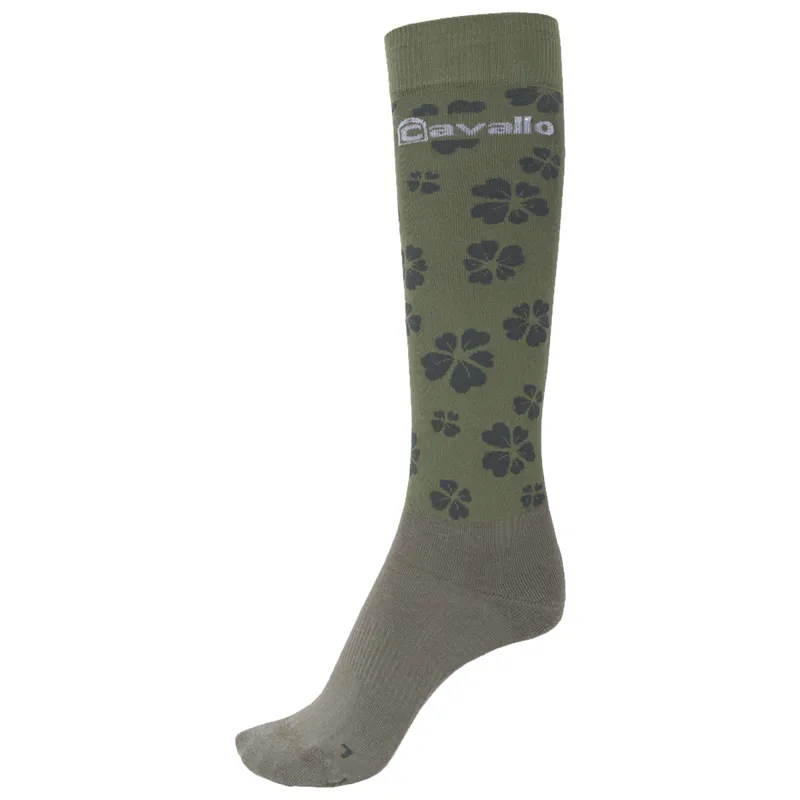 Cavallo Succes 2A Functional Socks - Green Leaf
