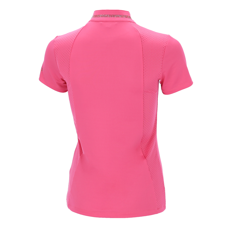 Schockemohle Summer Page Style Ladies Functional Shirt - Hot Pink-1