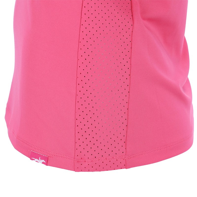 Schockemohle Summer Page Style Ladies Functional Shirt - Hot Pink-2