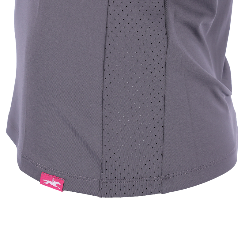 Schockemohle Summer Page Style Ladies Functional Shirt - Slate Grey-2