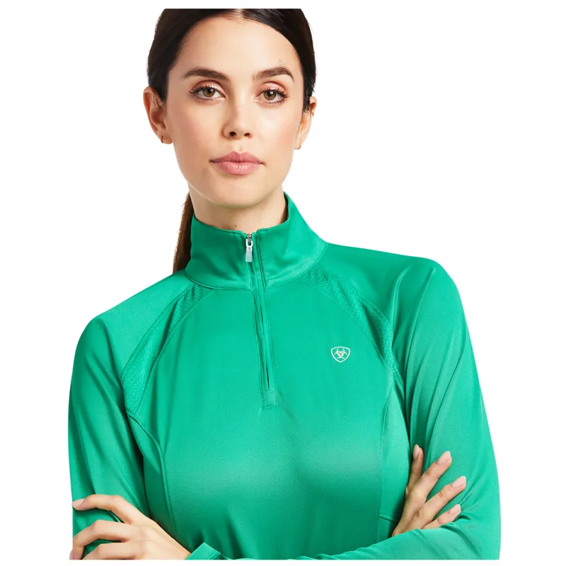 Ariat Womens Sunstopper 2.0 Base Layer - Pool Table-2