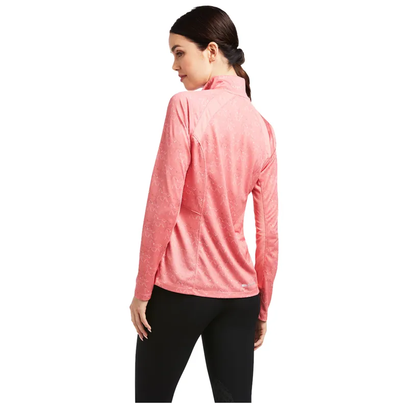 Ariat Womens Sunstopper 2.0 Base Layer - Trot Line Print-1