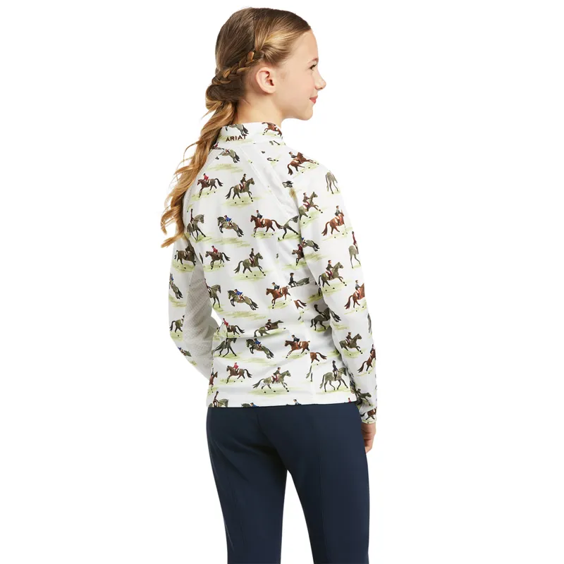 Ariat Youth Sunstopper 2.0 Base Layer - Good Show Print-1