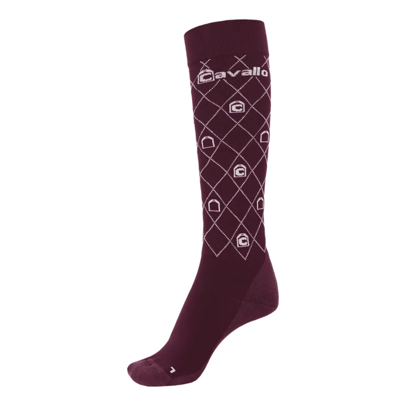 Cavallo Sura Ladies Functional Socks - Red Wine
