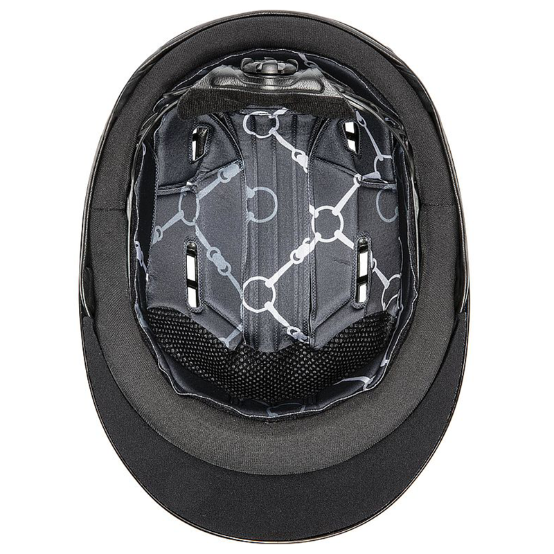 Uvex Suxxeed Blaze Riding Hat - Black Shiny-3