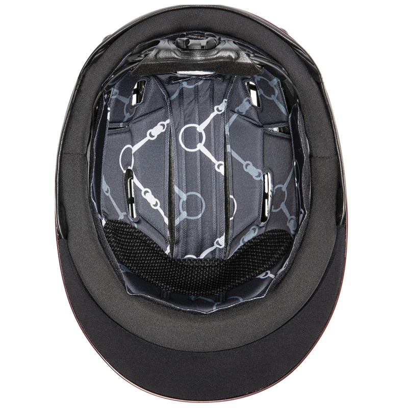 Uvex Suxxeed Blaze Riding Hat - Burgundy Shiny-3