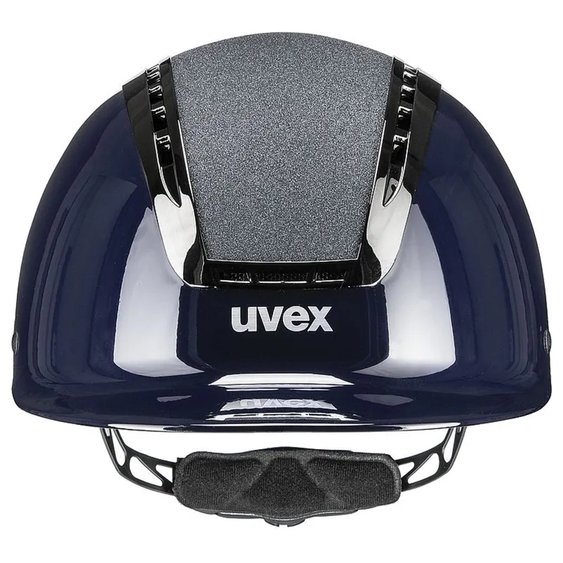 Uvex Suxxeed Blaze Riding Hat - Navy Shiny-2