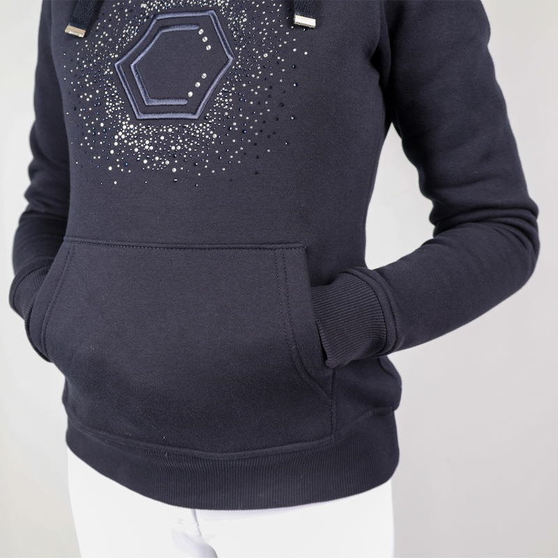 Coldstream Next Generation Swanlaws Diamante Hoodie - Navy-1