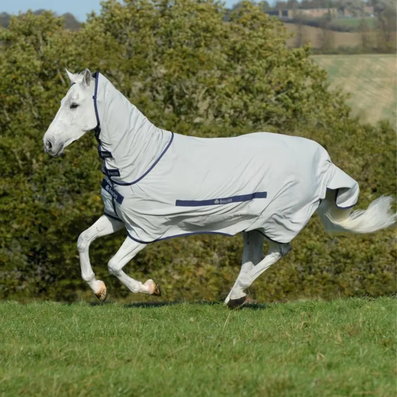 Bucas Sweet-Itch Fly Rug - Silver