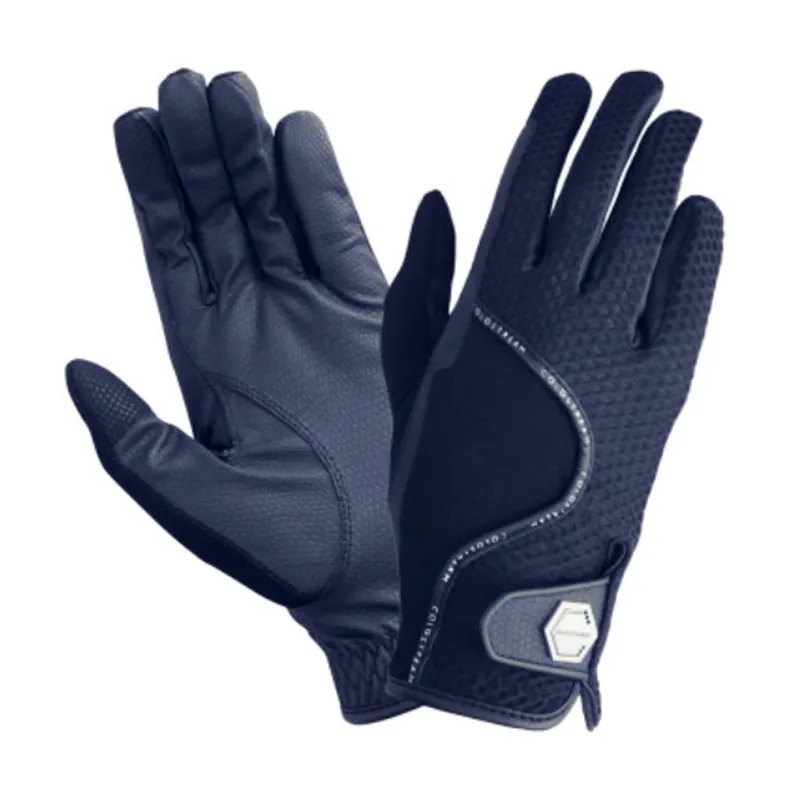 Coldstream Swinton Combi Mesh Summer Riding Gloves - Navy