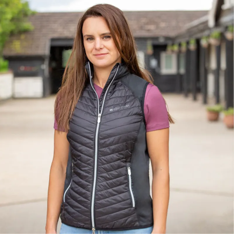 Hy Equestrian Synergy Sync Lightweight Padded Gilet - Black