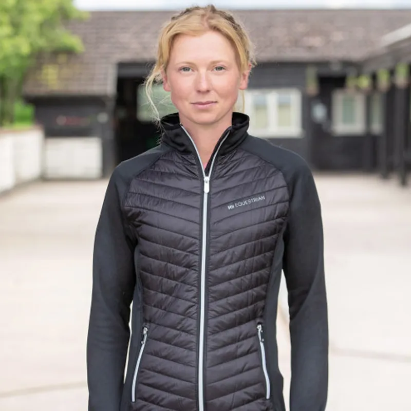 Hy Equestrian Synergy Sync Lightweight Padded Jacket - Black