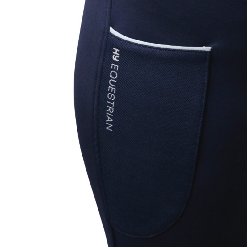 Hy Equestrian Synergy Riding Tights - Navy-3