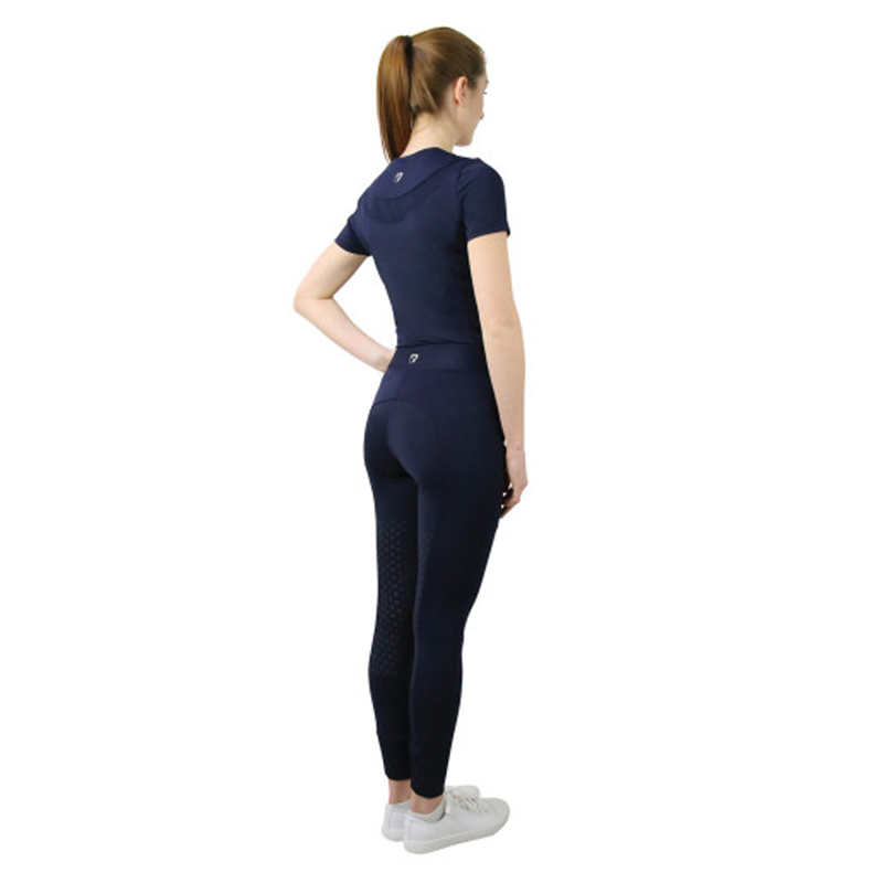 Hy Equestrian Synergy Riding Tights - Navy-1