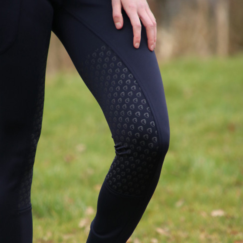 Hy Equestrian Synergy Riding Tights - Navy-2