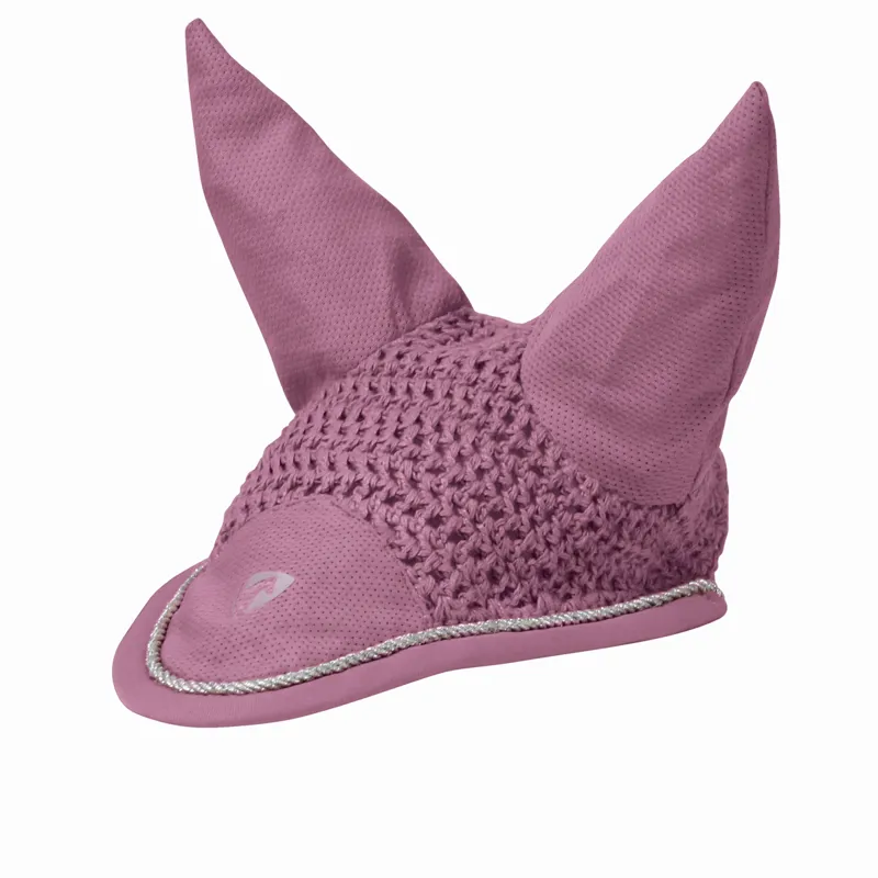 Hy Equestrian Synergy Fly Veil - Grape/Silver