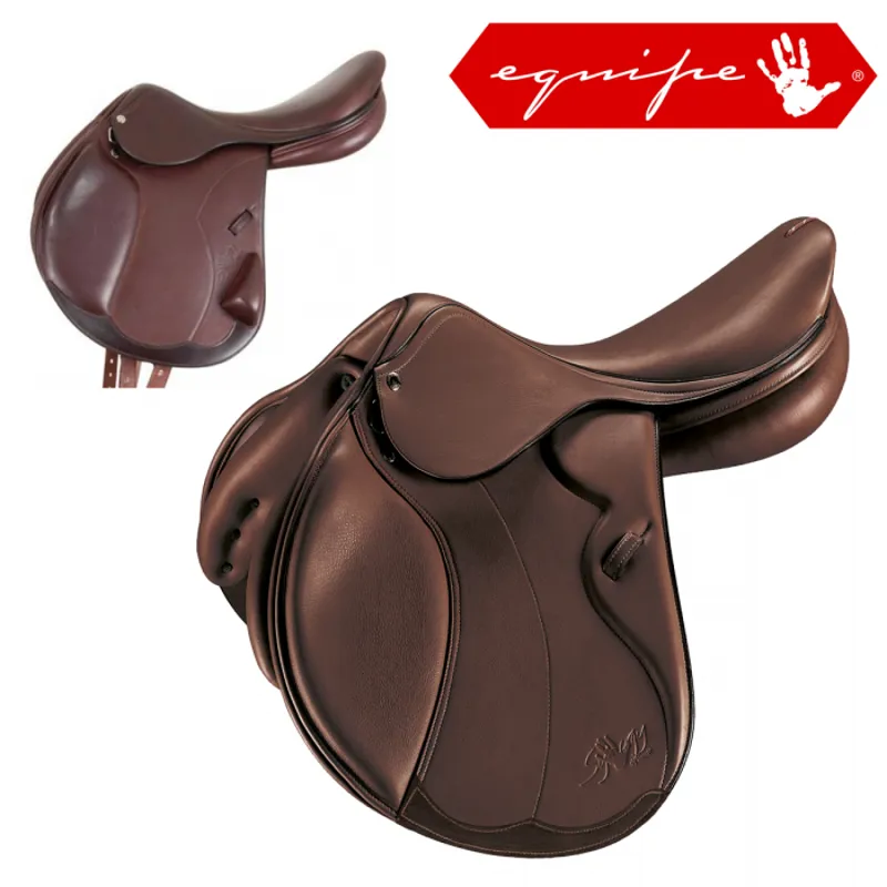 Equipe Synergy Special MonoFlap Jump Saddle 17.5 +2 - Brown