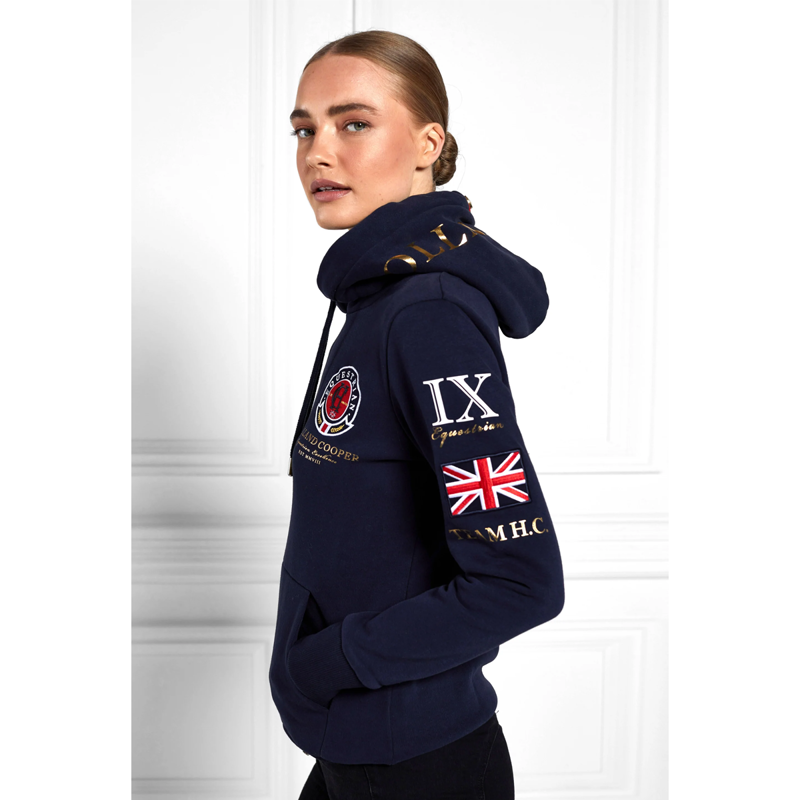 Holland Cooper Team Hoodie Pull On - Ink Navy-3