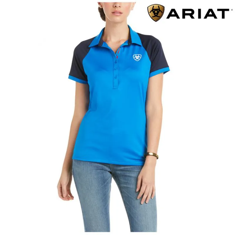 Ariat Womens Team 3.0 SS Polo - Imperial Blue 