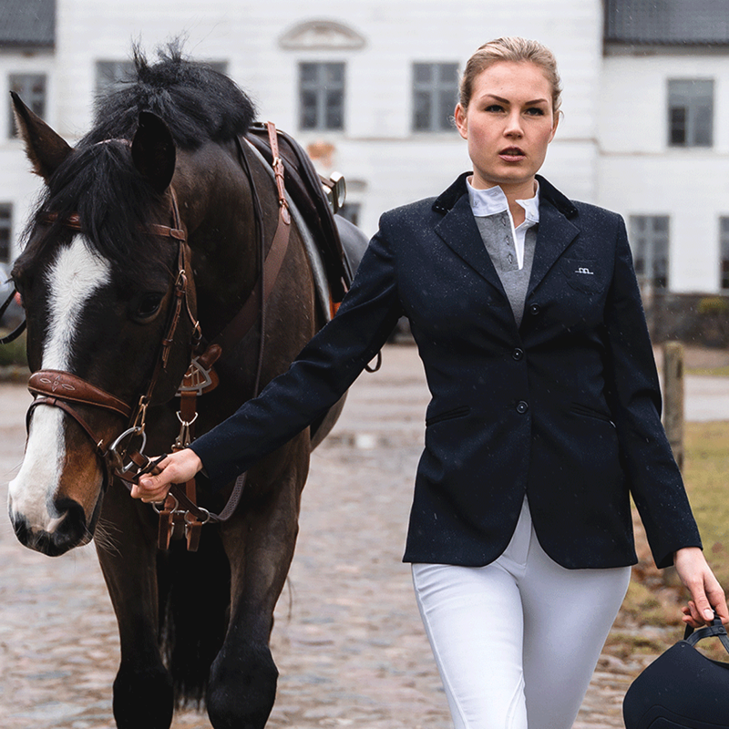 Horseware AA Platinum Ladies Technoready Competition Jacket - Navy-2