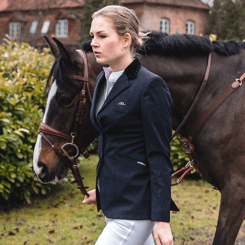 Horseware AA Platinum Ladies Technoready Competition Jacket - Navy-1