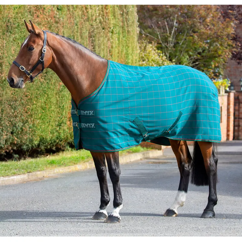 Shires Tempest Original Stable Sheet - Green Check 