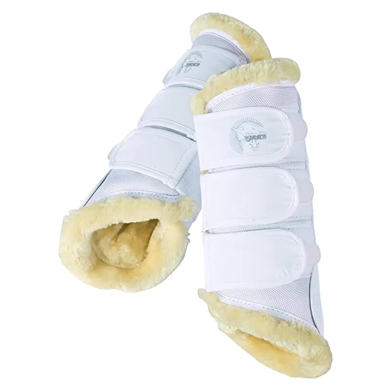 Eskadron Faux Fur Tendon Boots Platinum Pure Ltd. 2018 - White