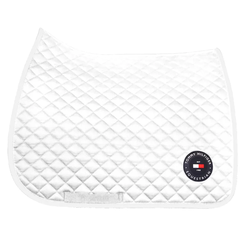 Tommy Hilfiger TH Global Waffle Dressage Pad - Optic White