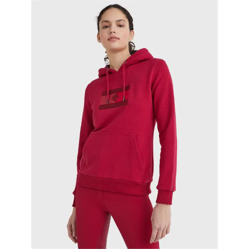 Tommy Hilfiger Women's Embroidery Logo Hoody - Royal Berry-1