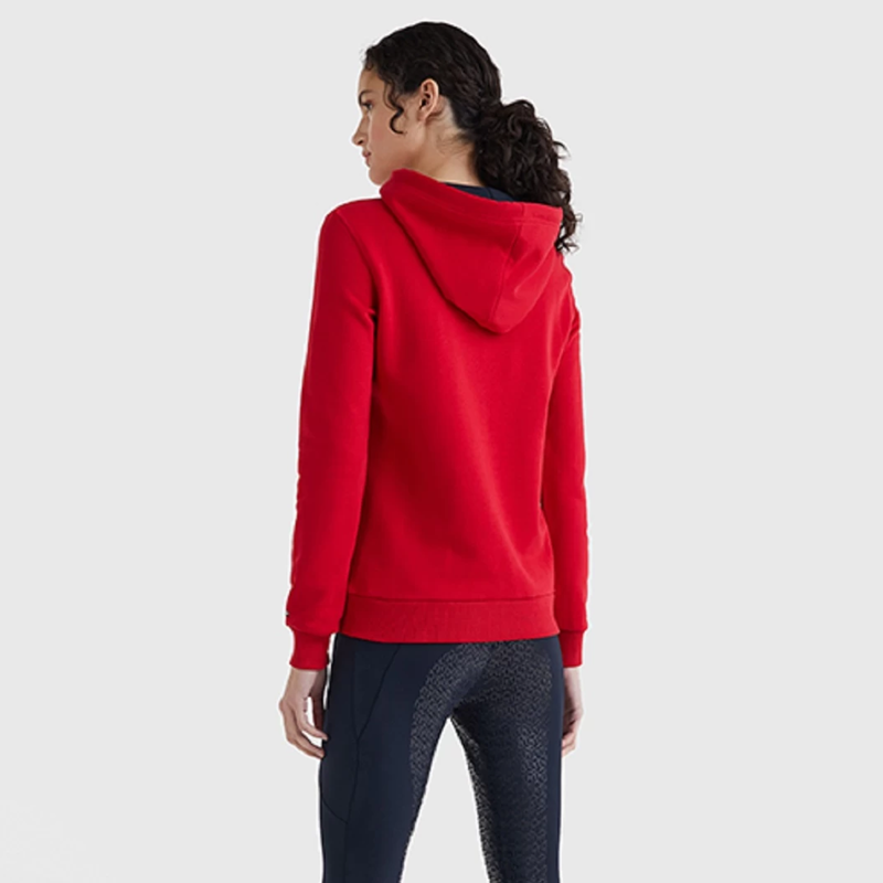 Tommy Hilfiger Women's Embroidery Logo Hoody - Primary Red-2