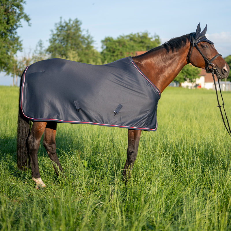 Tommy Hilfiger Kingston Light and Dry Colour Block Fleece Rug - Desert Sky-2