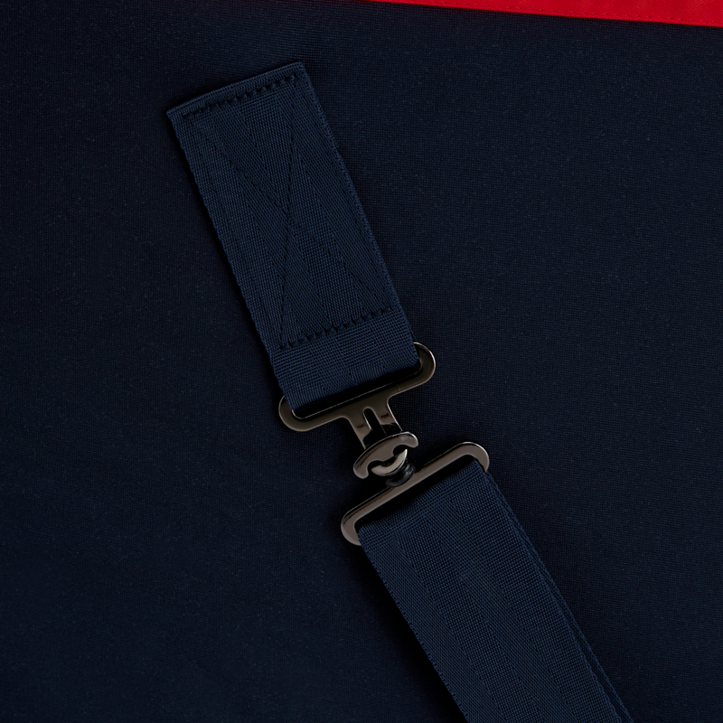 Tommy Hilfiger Kingston Light and Dry Colour Block Fleece Rug - Desert Sky-4