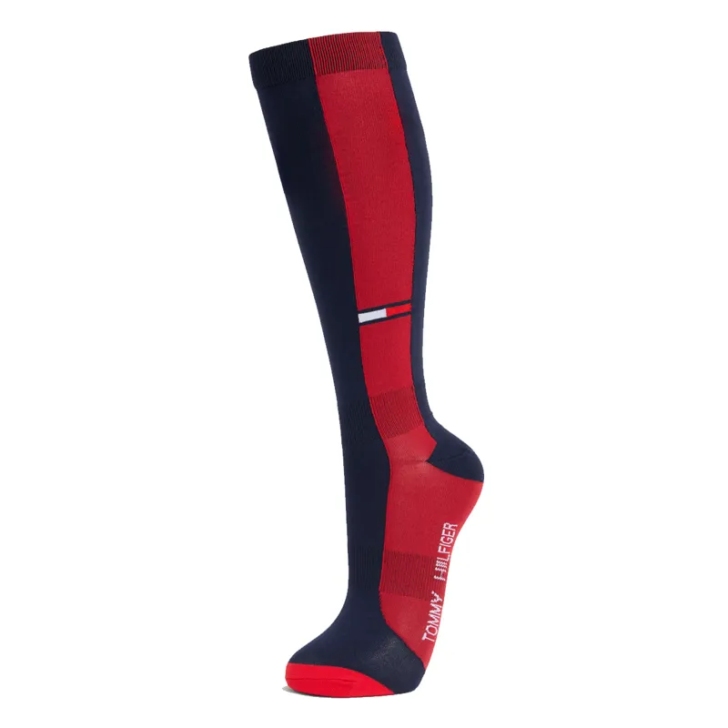 Tommy Hilfiger Unisex San Francisco Color Block Riding Socks - Multi